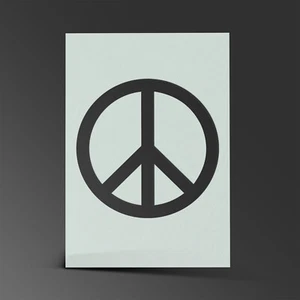 Peace Symbol Stencil Love Mylar Sheet Painting Wall Art Kids Craft 190 Micron - Picture 1 of 2