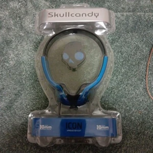 Skullcandy ICON Approved For Flight Over Ear Driver 30mm Headphones Blue - Picture 1 of 13