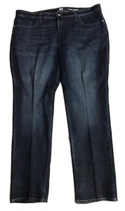 Pantalones de mezclilla para mujer Riders by Lee 20M azules 40" W x 32 L pierna recta tiro medio nuevos sin etiquetas - Imagen 1 de 10
