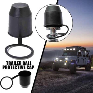 Anhängerkugelabdeckung PVC Universal Hitch Anhängerkupplung 50MM ☆у аα εц J7Y3 - Bild 1 von 11
