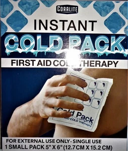 Coralite Instant Kältetherapie-Pads Menge 1, 2, 3 & 6 (1 Packung mit jeweils 5"" x 6"")* - Bild 1 von 5