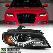 2009-2010 Audi A4 B8 [HID Non-AFS] LED DRL Projector Headlight RH Passenger Side