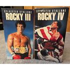 Rocky III & Rocky IV VHS Tape Bundle 