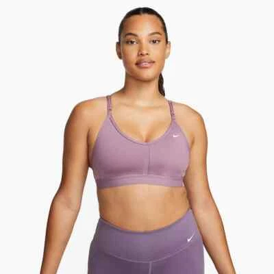 NWT Women’s Small Purple Nike Indy Sports Bra Light Support MSRP $38 - Image 1 of 4