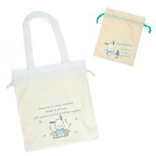 Pochacco tote bag & drawstring Bag set Sanrio 2022 Kawaii NEW