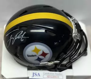 SIGNED STEELERS JOEY PORTER JR RIDDELL MINI-HELMET JSA COA AUTO PENN ST - Picture 1 of 1