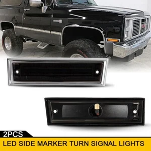 LED Side Marker Lights For 1981-91 Chevy Blazer Suburban C/K/R/V 10 20 30 Pickup - Picture 1 of 6