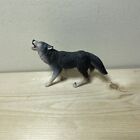 Safari Ltd Gray Wolf Plastic 2.5" Figure Figurine Animal Wild Life Nature 2007