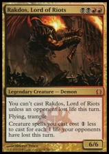 1x RAKDOS, LORD OF RIOTS - Return to Ravnica - MTG - Magic the Gathering - NM