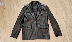 Bershka Lederjacke schwarz Gr M - Bild 1 von 3