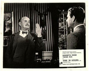 The 39 Steps Original Lobby Card Kenneth More Barry Jones