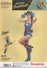 Simplicity Sewing Pattern 8433 DC Comics Stargirl Costume Shorts Size 6-14 New
