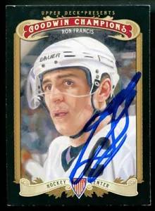 Ron Francis #28 signed autograph auto 2012 UD Goodwin Champions Hockey Card - Picture 1 of 1