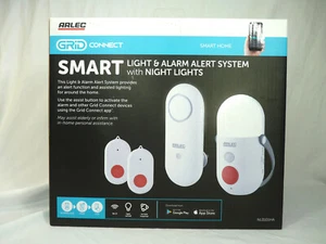 ARLEC Grid Connect Smart Light & Alarm Alert System w/ Night Lights NL0101HA NEW - Picture 1 of 7