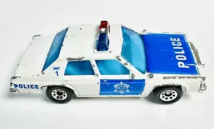 Vintage 1996 Matchbox Ford LTD 5-Pack Police Unit 1 1:69 MB184 white & blue - Picture 1 of 5