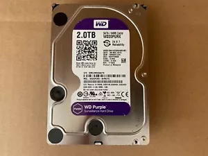 WD PURPLE 2TB SATA 64MB 5400RPM 6GB/S 3.5" SURVEILLANCE WD20PURX F2-2 - Picture 1 of 5