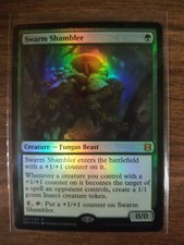 Swarm Shambler FOIL NM Zendikar Rising ZNR MTG