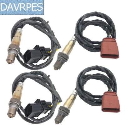 4x Sensor de oxígeno ascendente y descendente para VW Touareg 2004-2007 Audi A8 Quattro 2004-2006 4,2 L Foto 1 de 4