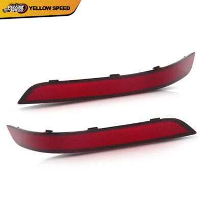 Reflector de parachoques trasero izquierdo+derecho apto para Mercedes-Benz X204 GLK GLK350 2013-2015 Foto 1 de 4