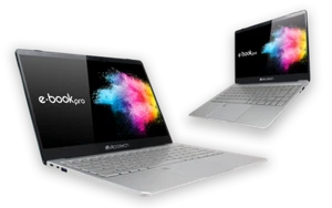 Notebook per la scuola a distanza MICROTECH E-BOOK PRO N4000 4GB 32+120GB SSD - Foto 1 di 9