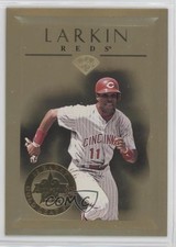 1996 Leaf 22 Karat Gold Leaf Stars /2500 Barry Larkin #13 HOF