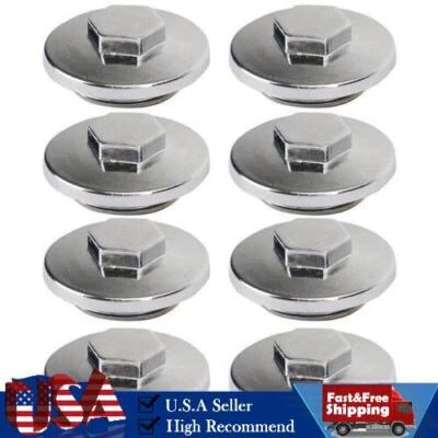Set of 8 Valve Tappet Covers For Honda CB350F CB400F CB500 CB550 CB750 CB900 - Image 1 of 4