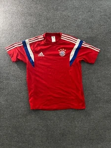 Adidas FC Bayern Munchen Jersey Cotton Shirt Men Size Large - Picture 1 of 7