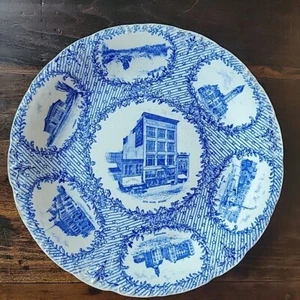 Est 1910 Bee Hive Clothing Co Sioux fällt SD Souvenirteller Stadtinstitut Waage - Bild 1 von 17