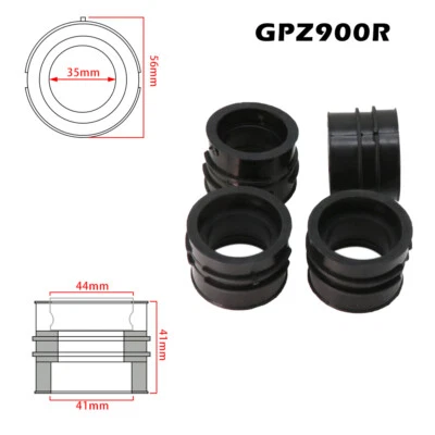 Juego de 4 adaptadores de arranque colector de carburador para KAWASAKI ZX1000A Ninja 1000R 86-87 Foto 1 de 3