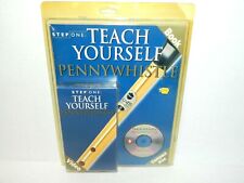 STEP ONE Teach Yourself Penny Whistle Book / compact disc & VHS original package