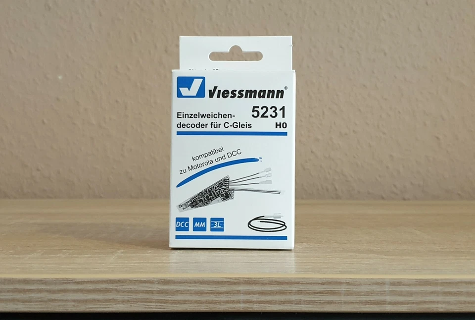 Viessmann H0 5231 Einzelweichen decoder für C-Gleis  Neu-OVP  - Bild 1 von 1