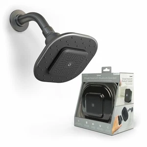 NIB Sealed Atomi Bluetooth Speaker Showerhead, Matte Black, 1.8 GPM, AT1490B - Picture 1 of 8