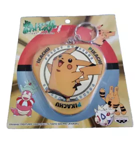 SUPER RARE!! New Sealed 1999 Pokemon Ichiban Kuji Pikachu Keyring 90s Toy Japan - Picture 1 of 10
