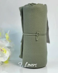 Ikea Thorgun Soft Fleece Throw 120cm x 160cm Grey Green 100% Recycled Polyester - Picture 1 of 1