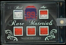 Wayne Gretzky 2017 Leaf Pearl Patches #d 2/5 Rare Materials Edmonton Oilers 