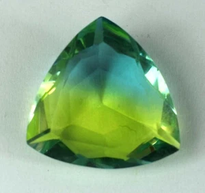 Trillion Bi-Color Turmalin 59,20 Ct Edelsteine zertifiziert C8316 Weihnachtsrabatt - Bild 1 von 10