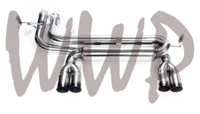Sistema de silenciador de escape CatBack de acero inoxidable 00-05 BMW E46 M3 3,2 L punta quemada cuádruple Foto 1 de 2