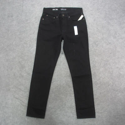 Pantalones de mezclilla Sonoma para hombre 31x32 negros lavados oscuros ajustados pierna recta nuevos Foto 1 de 4