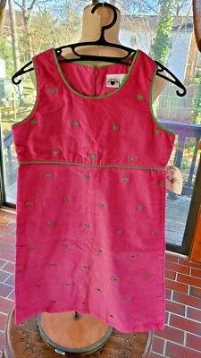 NWT - HARTSTRINGS - Girls corduroy dress - pink - whales - Size 14 - Image 1 of 4
