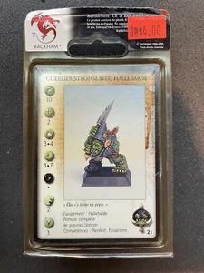 Rackham Confrontation Strohm Warrior with Halberd GBEL01 NIB w Cards - Picture 1 of 2