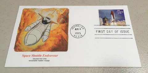 #2544A $10.75 Space Shuttle Endeavour First Day cover Irvine Aug. CA Cover