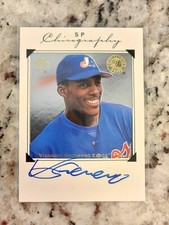 1998 SP Authentic Chirography #VG Vladimir Guerrero Auto Montreal Expos HOF
