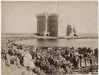 ISLE St Honorat The Fort Cannes Photo Neurdein Vintage Albumin Ca 1880