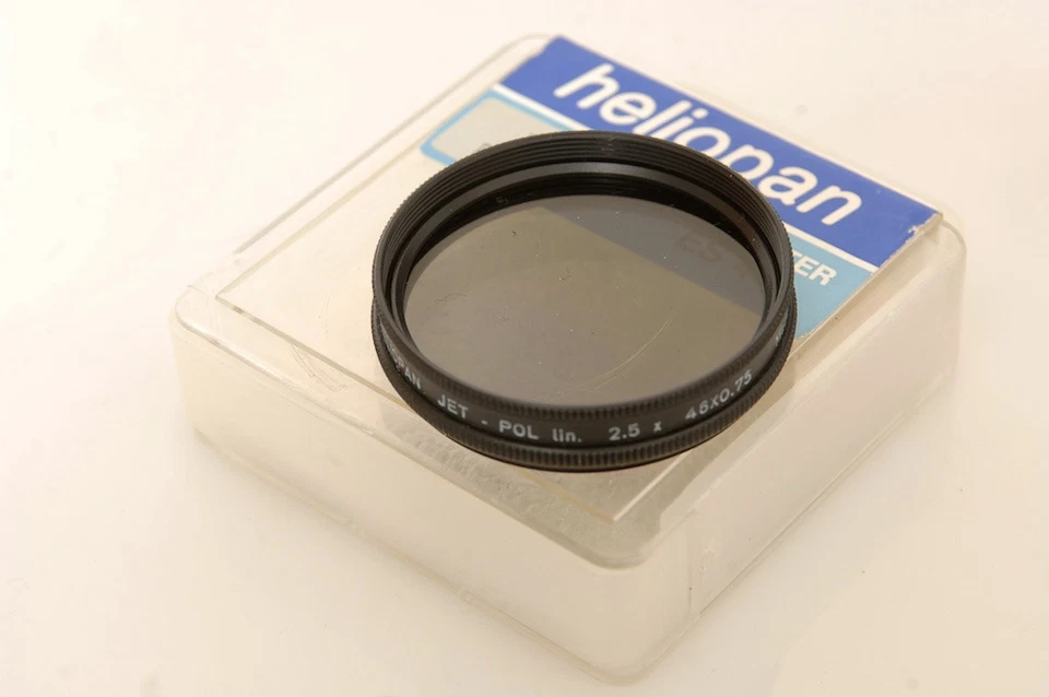 ✅ HELIOPAN POLARIZING, POL, POLARIZER FILTER ES49 LINEAR JET 49MM THREAD - Image 1 of 1