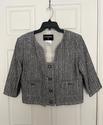 Chanel 2014 Cruise Tweed Conjunto Chaqueta y Falda FR 38 Foto 1 de 4