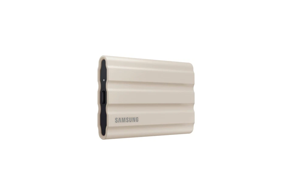 SAMSUNG T7 Shield 2TB SSD 1050MB/s Resistente Clasificación IP65 MU-PE2T0K/AM 2022 Beige Foto 1 de 4
