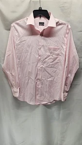 Van Heusen Herrenhemd Größe Medium rosa knitterfrei geknöpft - Bild 1 von 5