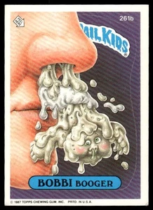 1987 Topps Garbage Pail Kids Serie 7 #261b Bobbi Booger EX - Bild 1 von 2