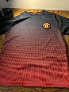 Camiseta de fútbol Manchester United 2014 negra/roja, L, poliéster - Imagen 1 de 13