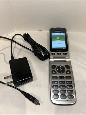 Pantech P2030 Breeze III (3) AT&T Flip Cell Phone Tested & Works - Image 1 of 4